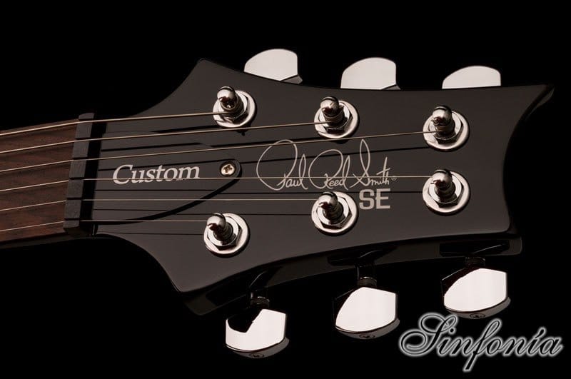 guitarra electrica prs se custom 22 semi-hollow clavijero