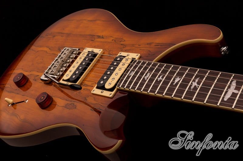 guitarra electrica prs se custom 24 splated maple puente