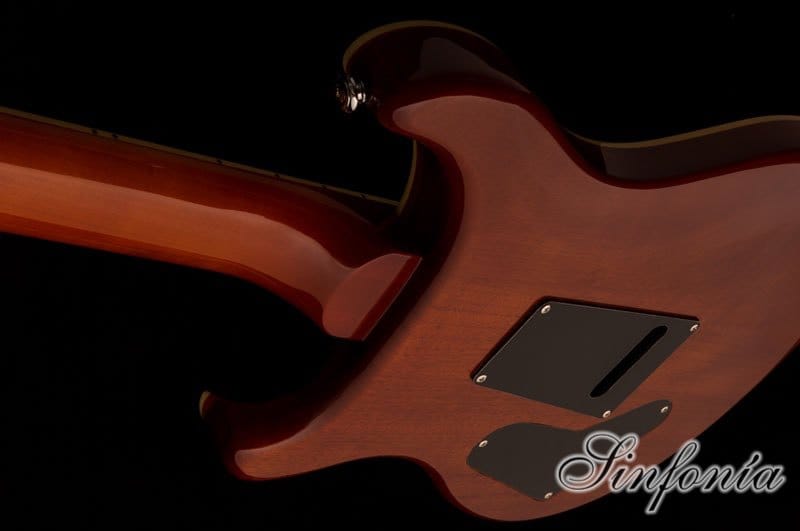 guitarra electrica prs se custom 24 splated maple trasera