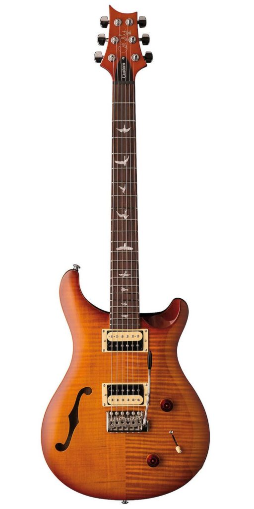 guitarra electrica prs se custom22 semi hollow