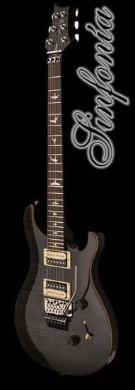 guitarra electrica prs se floyd custom 24 gray black