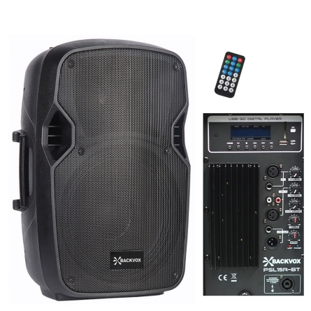 Par Altavoces Amplificados Activos Karaoke 200W LED + Bluetooth + USB Dj O  para