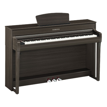 Piano Yamaha Clavinova color nogal oscuro CLP735DW