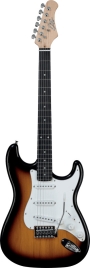 Guitarra Eko electrica stratocaster color sunburst s300 SB