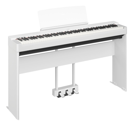 Piano YAMAHA 88 teclas blanco P225WH con soporte y pedalera