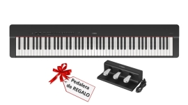 Pack Piano YAMAHA 88 teclas negro P225B pedalera port  til