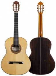 Guitarra Paco Castillo 215FR tapa abeto aros fondo palosanto macizos
