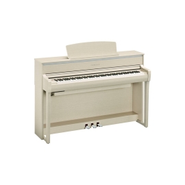 Piano Yamaha Clavinova color blanco ceniza CLP775WA