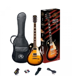 Guitarra SX electrica Lp vintage sunburst accesorios SE3SKVS