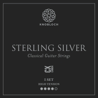 Juego cuerdas Knobloch carbono sterling silver alta 500SSC 