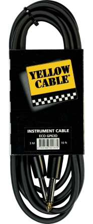 Cable Yellow cable Jack 6 3 mono Jack 6 3 mono 6 mt ECO GP66