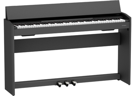 Piano Roland digital 88 teclas F 107 BKX color negro