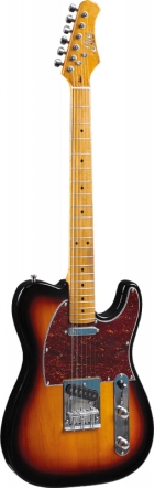 Guitarra Eko electrica telecaster vintage sunburst VT380V sb