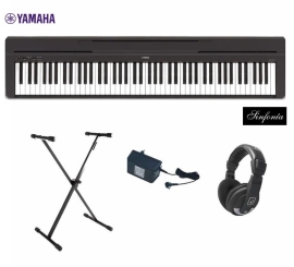 Pack Piano Yamaha P45   Soporte   Auriculares