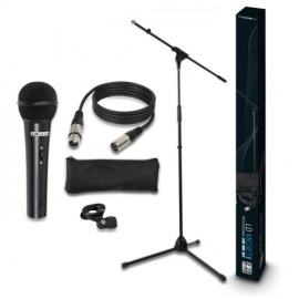 Set LD Systems Micro   soporte   cable y pinza MIC SET 1