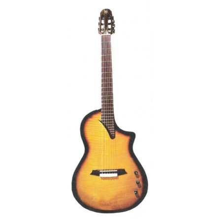 Guitarra Martinez Hispania clasica de escenario color sunbur