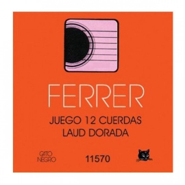 JUEGO CUERDAS FERRER LAUD DORADAS 11570